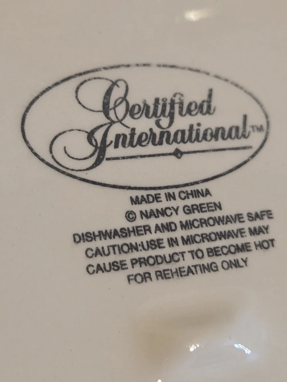 Certified International these certified